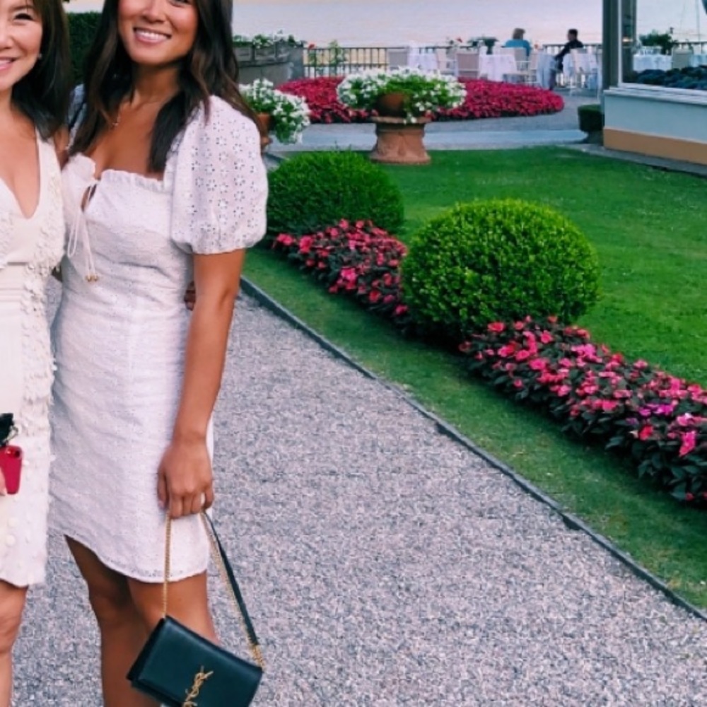 White lace dress from Sabo Skirt